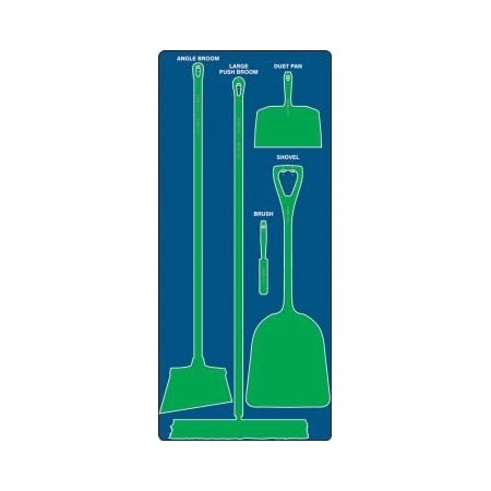 Accuform DRY ZONE STOREBOARDS MAXDUTY PSB610BUGN PSB610BUGN